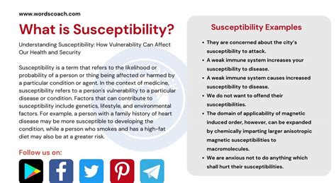 Susceptibility Examples Archives - Word Coach