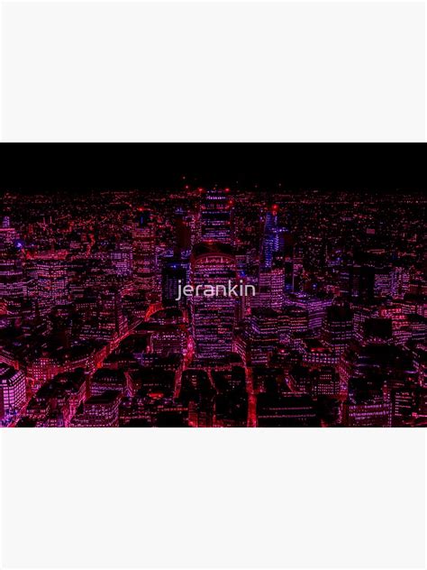 "London Skyline in Shades of Pink and Red" Sticker for Sale by jerankin | Redbubble