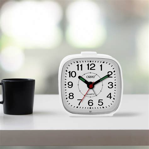 Orpat TBB-137 Buzzer Alarm Clock (White) | Orpat Group