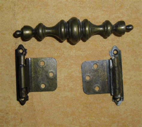 Antique Brass Finish Hardware Antique Brass Pulls Cabinet | Etsy