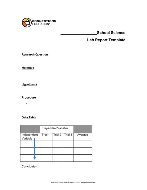 Lab Report Conclusion Template – Atlanticcityaquarium.com