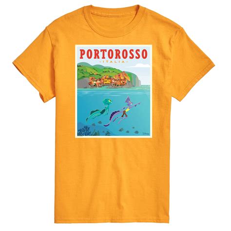 Luca - Portorosso Italy Postcard - Men's Short Sleeve Graphic T-Shirt - Walmart.com