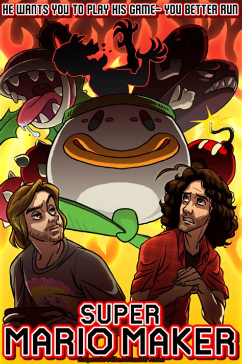 Game Grumps Super Mario Maker. This should be a movie. Arin and Dan ...