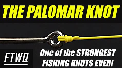 Fishing Knots: Palomar Knot - One of the STRONGEST Fishing Knots ever! - YouTube