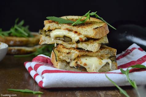 Sandwich italiano de mozzarella y berenjena #ClubSandwich | Cuuking ...