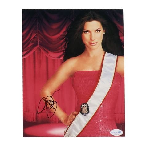 Sandra Bullock Signed "Miss Congeniality" 8x10 Photo (ACOA) | Pristine Auction