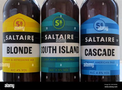 Saltaire brewery beers, Shipley, Yorkshire, Blonde, South Island ...