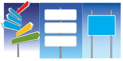 Road signs Vector for Free Download | FreeImages