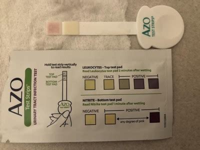 Azo Urinary Tract Infection Test Strips, Uti Test Results In 2 Minutes - 3ct : Target