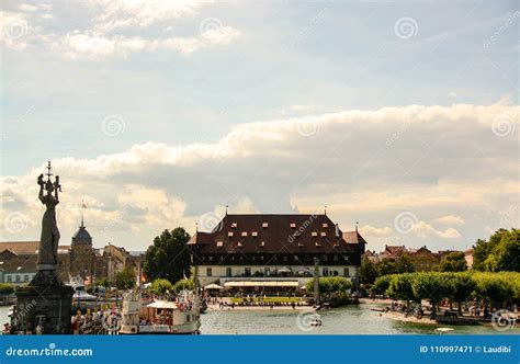 The old town of Konstanz editorial photo. Image of embankment - 110997471