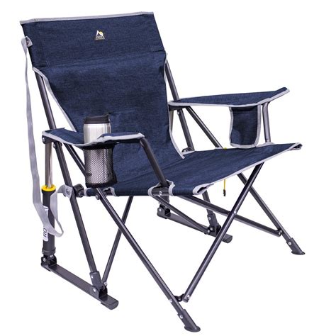 GCI Outdoor Kickback Rocker Chair Blue GCI-40145, Lightweight & Folding - California Car Cover Co.