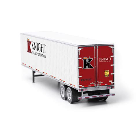 Semi-Trailer Knight Transportation Paper Model Kit