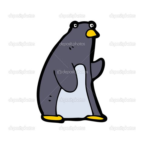 Happy penguin cartoon Stock Vector by ©lineartestpilot 16288651