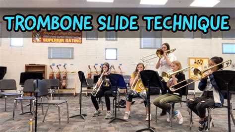 TROMBONE SLIDE TECHNIQUE FOR BEGINNING AND INTERMEDIATE TROMBONISTS: Clinic at Stapley Junior ...