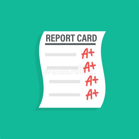 Report Card Clipart