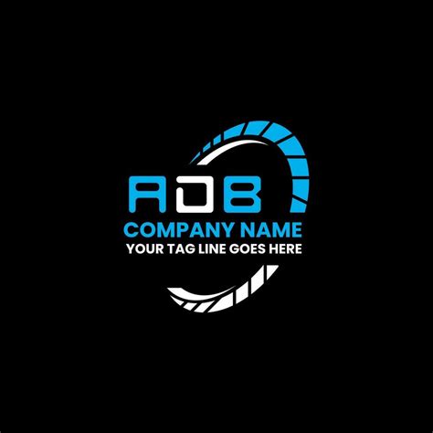 ADB letter logo creative design with vector graphic, ADB simple and ...