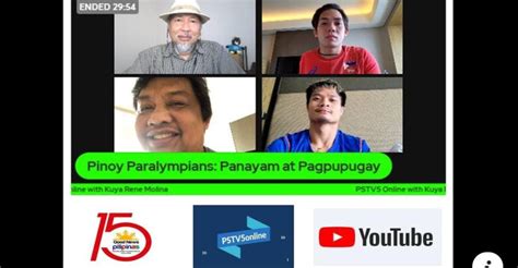 Pinoy Paralympians panayam at pagpupugay / Filipino swimming team ...