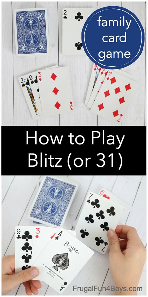 How to Play Blitz (Thirty One) - Frugal Fun For Boys and Girls