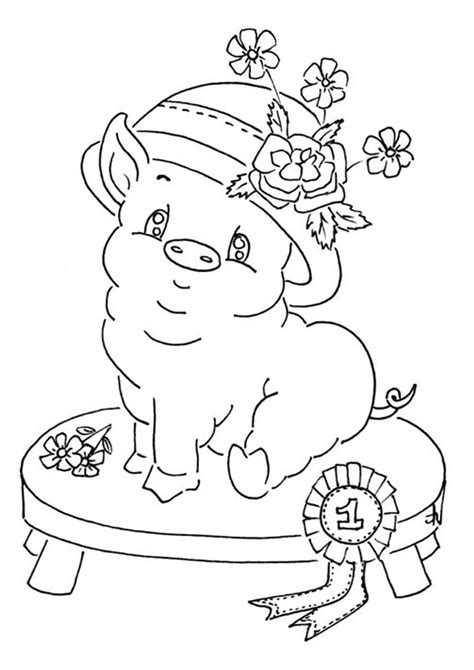 Free & Easy To Print Pig Coloring Pages - Tulamama