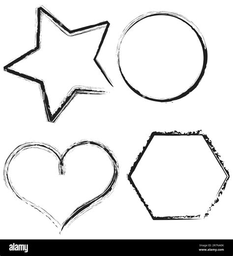 Shapes Clip Art Black And White