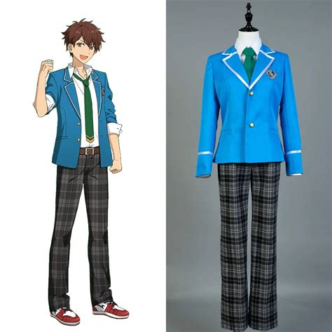 Ensemble Stars Cosplay Uniform Third Year Student Blue Uniform Cosplay Costume Full Set ...