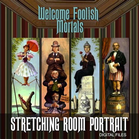 The Haunted Mansion Stretching Room Portraits Printable - Etsy