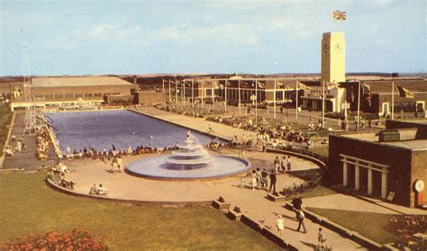 The Outdoor Pool at Butlin's Filey Holiday Camp in c.1948, before ...