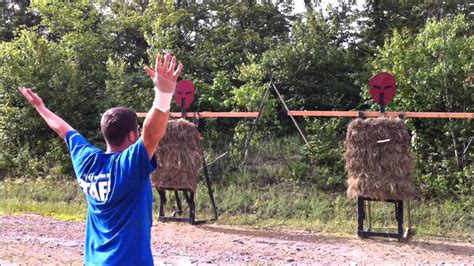 Spear Throw Technique - Spartan Race Pennsylvania - YouTube