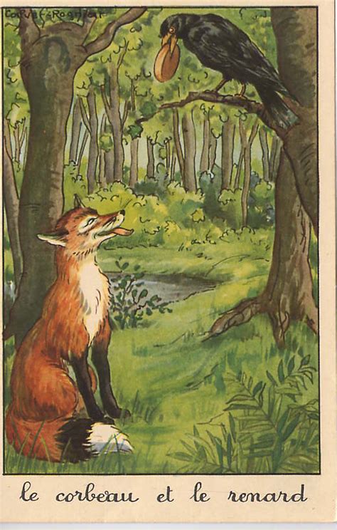 A Fable from Jean De Lafontaine : The Crow and The Fox | THE JOLLY ...