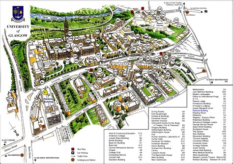 Maps of Glasgow | Detailed map of Glasgow in English | Maps of Glasgow (United Kingdom, Scotland ...