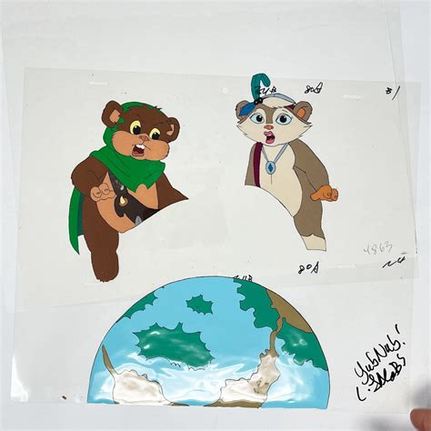 Ewoks Cartoon - Wicket Cel A Nelvana Animation Star Wars Vintage – 4th Moon Toys