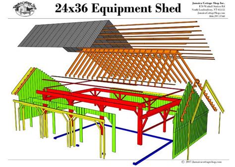 24x36 Pole Barn | Farm Equipment Storage Shed