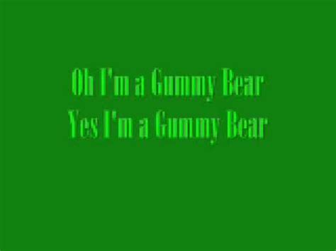 The Gummy Bear Song by Gummibar lyrics - YouTube