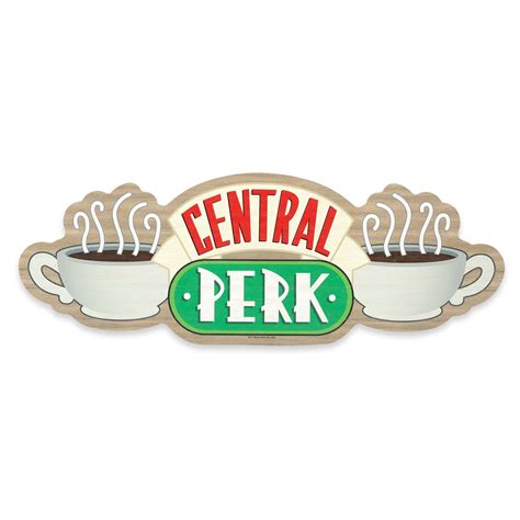 Buy Open Road Brands Friends Central Perk Coffee Wood Wall Decor - from ...