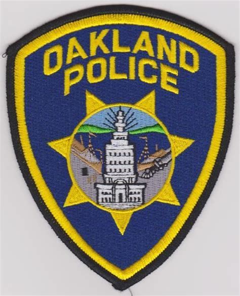 Oakland California Police Patch