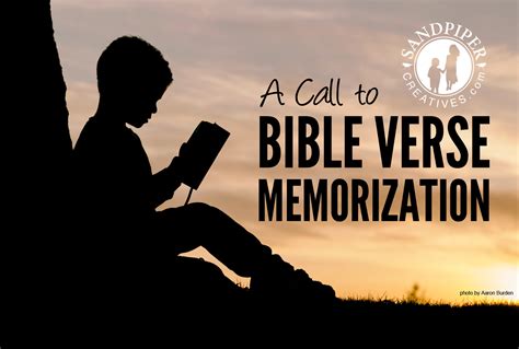 A Call to Bible Memorization - Sandpiper Creatives