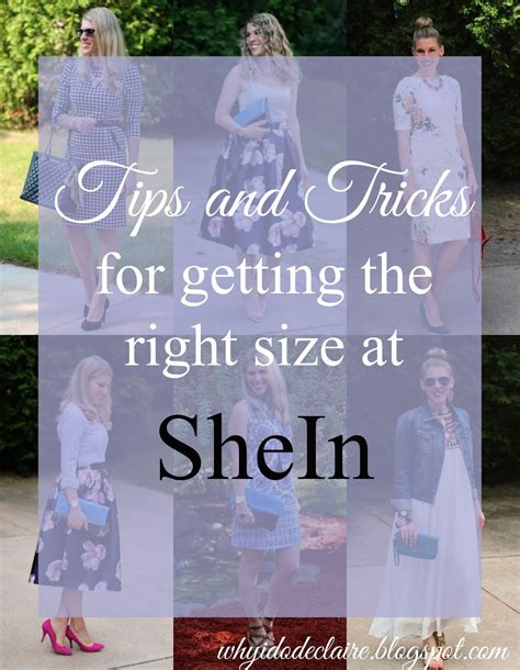 I do deClaire: 5 Tips for SheIn Sizing