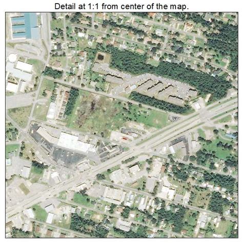 Aerial Photography Map of Bay St Louis, MS Mississippi