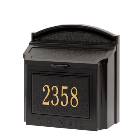 Whitehall Wall Mount Decorative Locking Mailbox