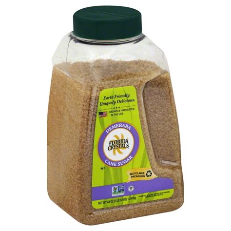 Florida Crystals: Demerara Cane Natural Sugar, 44 Oz - Walmart.com ...