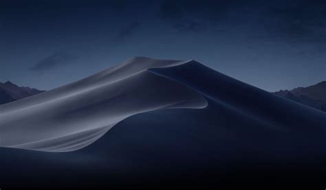 Here’s the macOS Mojave wallpaper at night! : apple