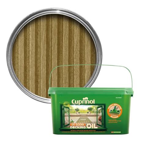 CUPRINOL ANTI-SLIP DECKING STAIN PAINT OR UV GUARD DECKING OIL PAINT 2.5L W/ PAD | eBay