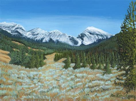 Sagebrush Painting by Ken Messinger-Rapport - Fine Art America