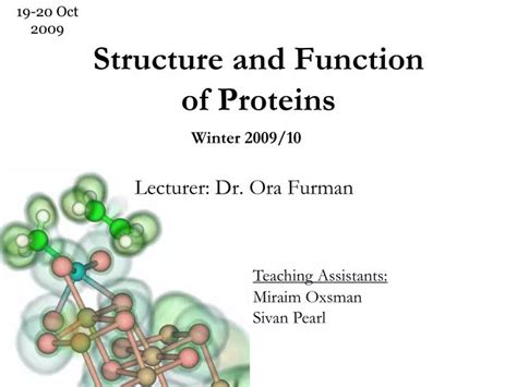 PPT - Structure and Function of Proteins PowerPoint Presentation, free ...