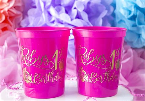 Personalized Birthday Cup makes the perfect addition to any girls party ...