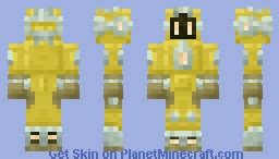 Yellow robot Minecraft Skin