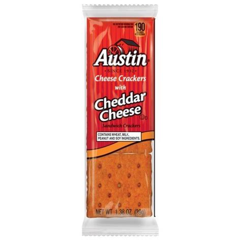 AUSTIN CHEDDAR CHEESE CRACKERS (OU KOSHER-DAIRY) - Jozev