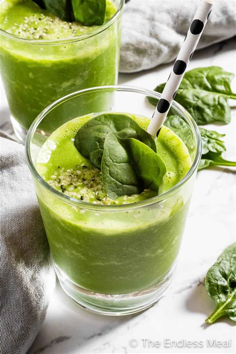 Spinach Smoothie - The Endless Meal®