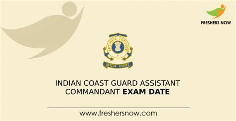 Indian Coast Guard Assistant Commandant Exam Date 2023