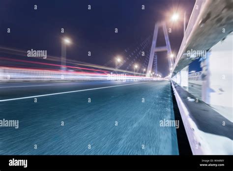 bridge traffic at night Stock Photo - Alamy